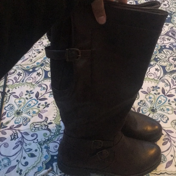 Yuucamron boots dark brown size 9 wide - Picture 3 of 4